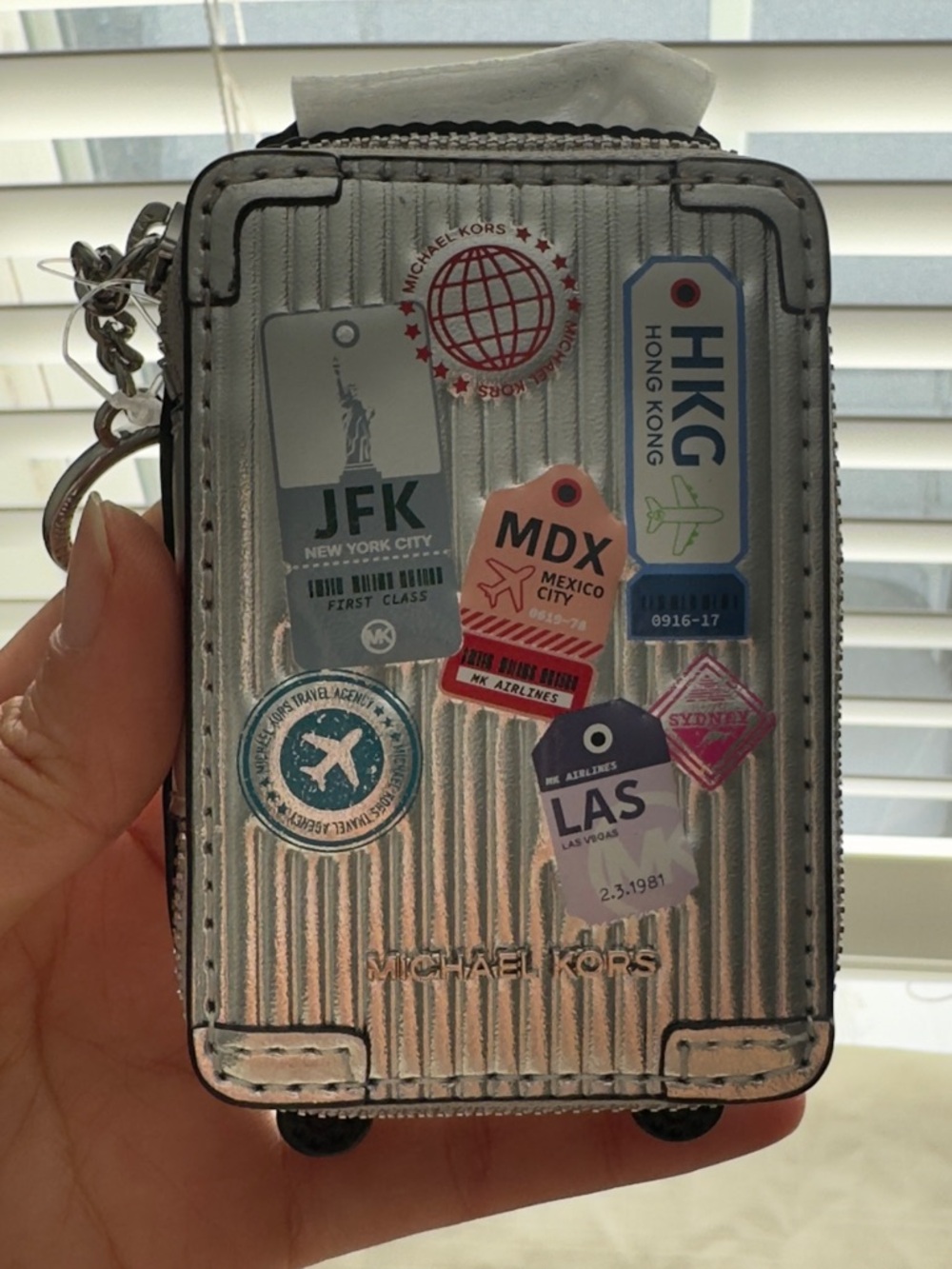 MICHAEL KORS Suitcase Bag Charm🧳-NWT - Picture 12 of 14